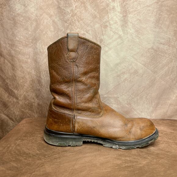 Wolverine Calf High Waterproof Plus Boots Slip & Oil Resistant Round Toe Leather - Picture 9 of 11